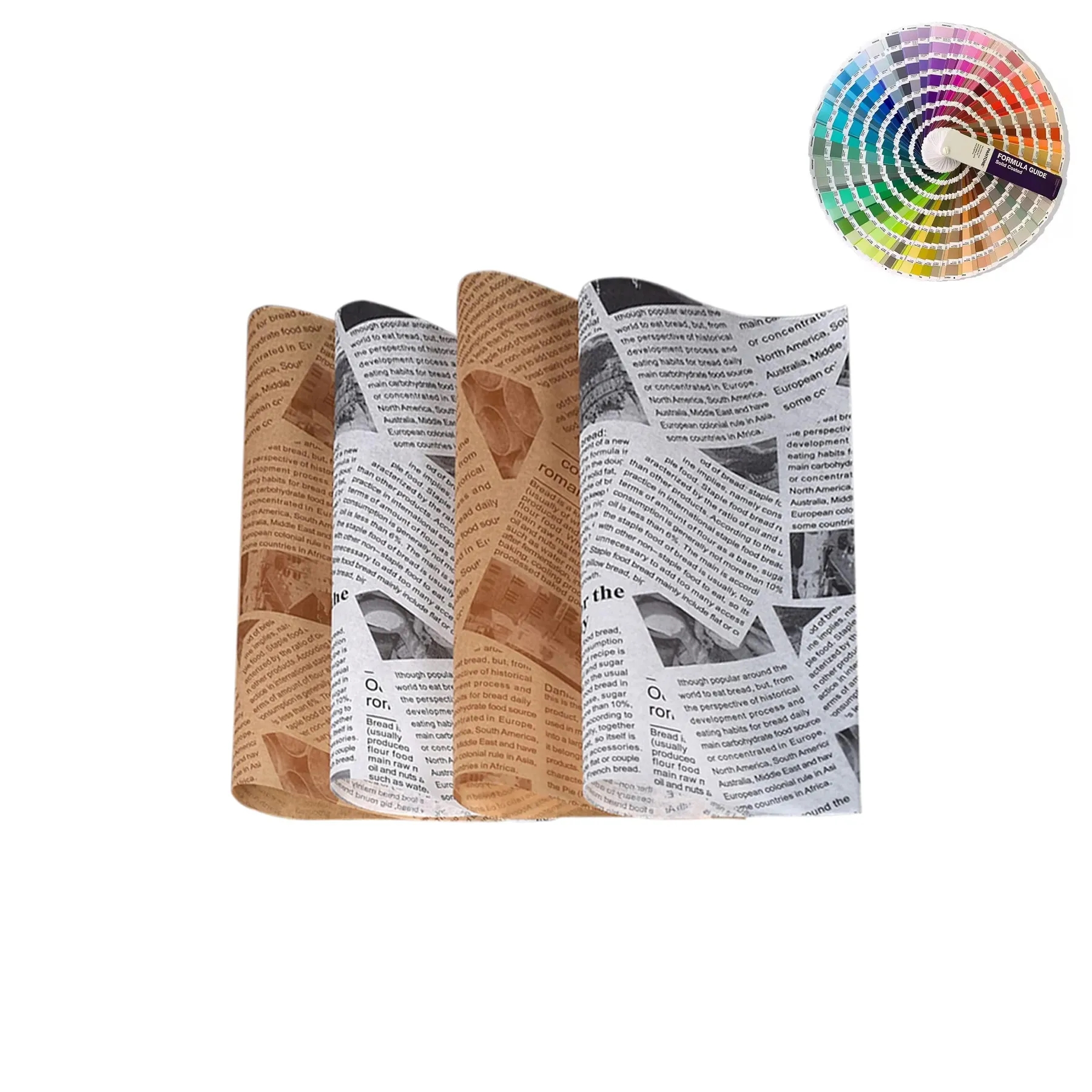 Grease Proof Kraft Food Wrap For Baskets And Snacks - Image 3