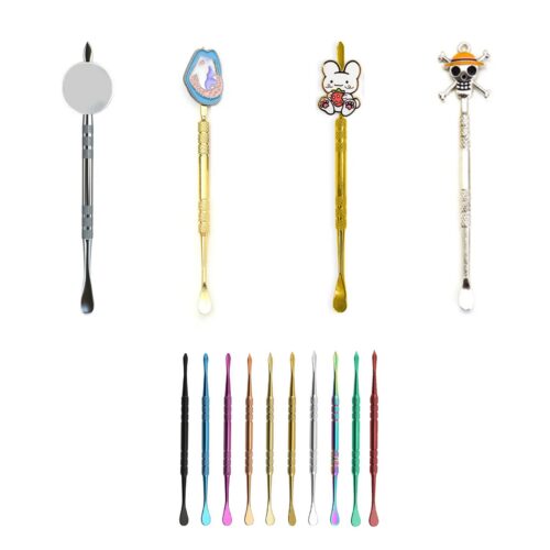 Solid Metal Custom Shape Dab Tool With Full Color Logo Print