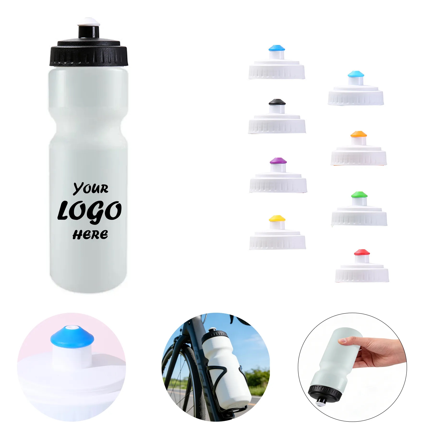 28 Oz Journey Bike Bottle With Push Pull Lid
