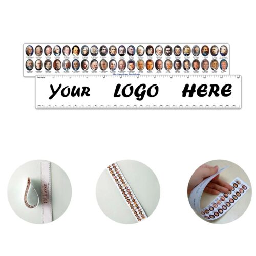 12 Inch Presidential Vinyl Ruler For School Events