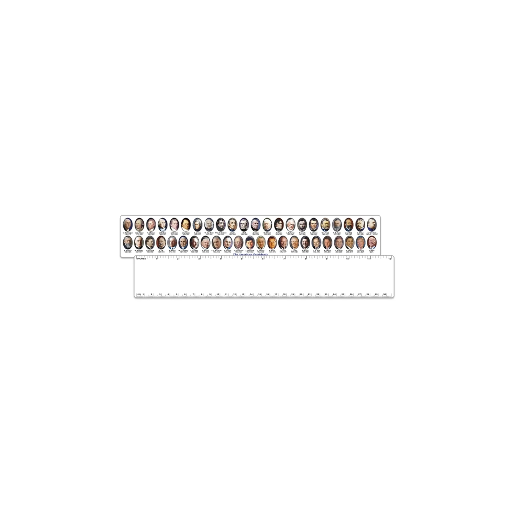 12 Inch Presidential Vinyl Ruler For School Events - Image 3