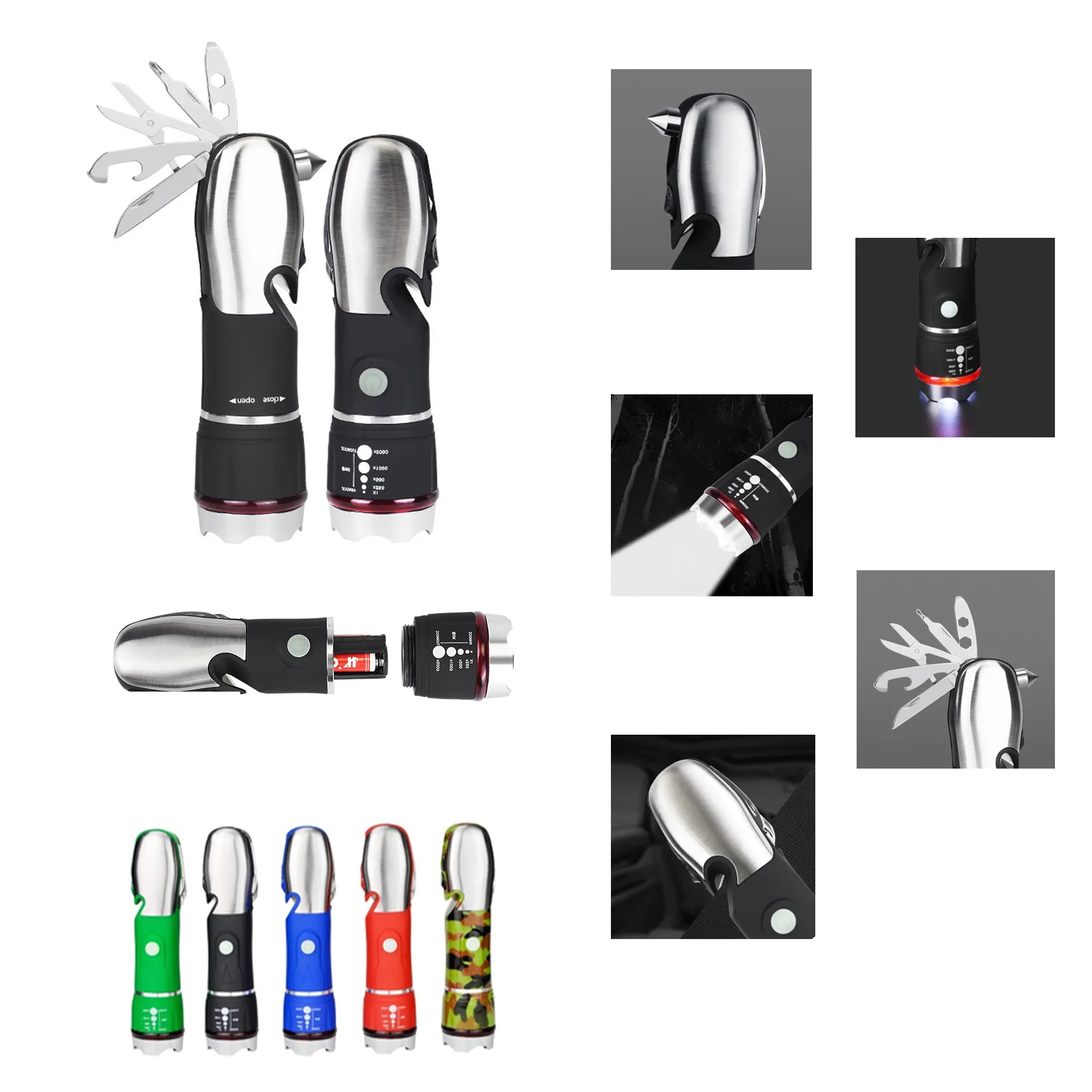 Roadway Handy Multi Tool With Light And Emergency Aid
