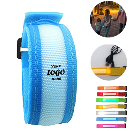 Colorful LED Light Up Nylon Party Bracelets