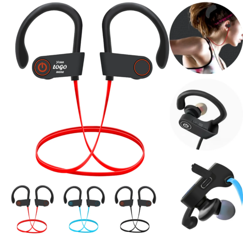 Waterproof Bluetooth Sports Earbuds With Mic