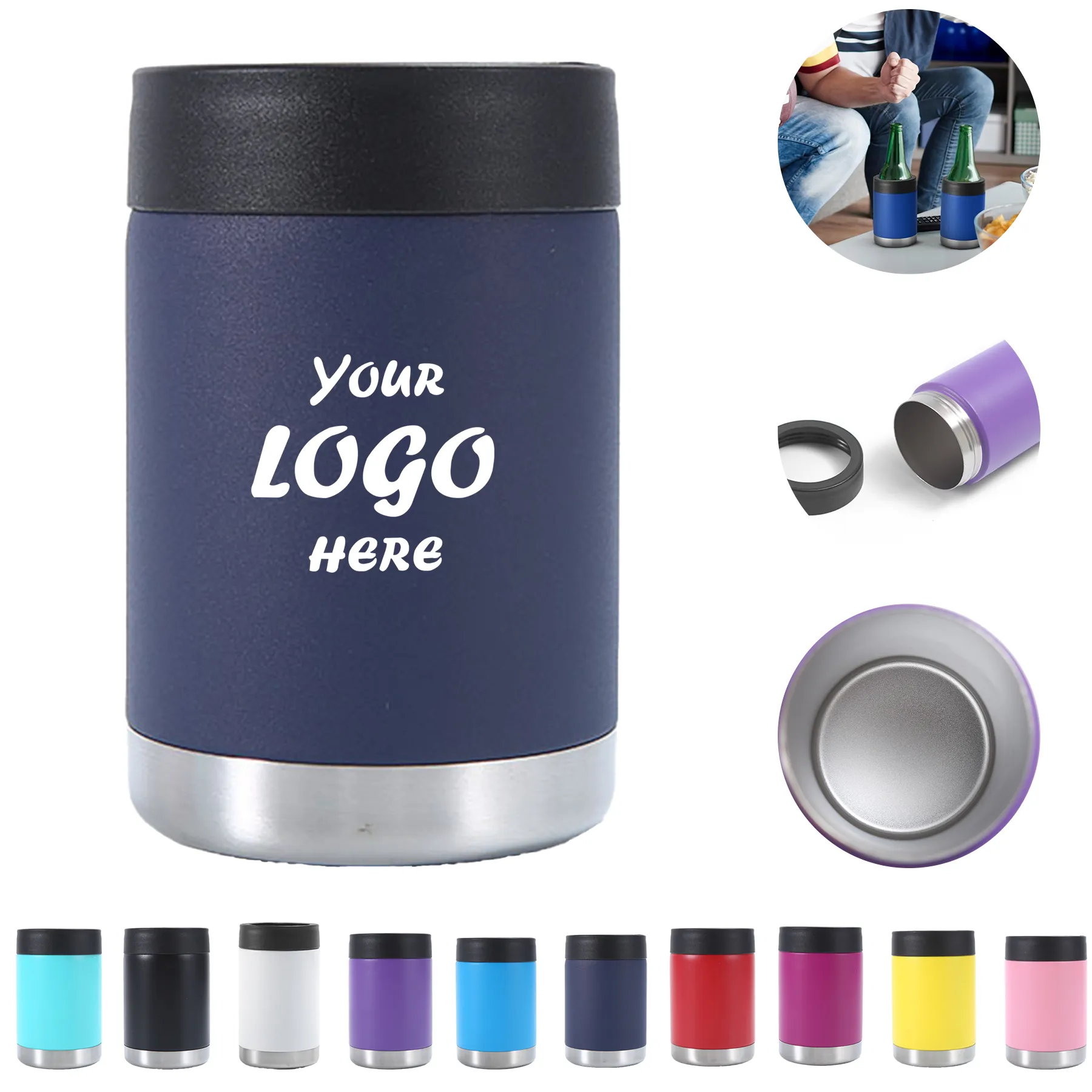 Stainless Steel Vacuum Insulated Can Cooler Tumbler