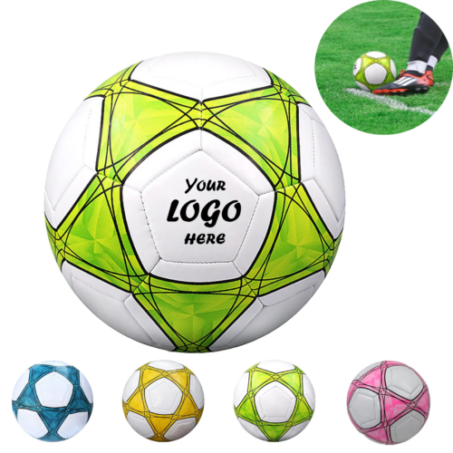 Premium Size 5 Indoor Outdoor Soccer Ball With Pump