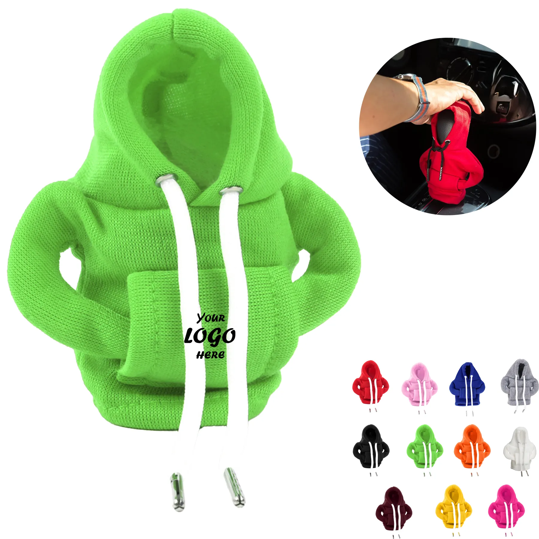 Car Gear Shift Hoodie Cover