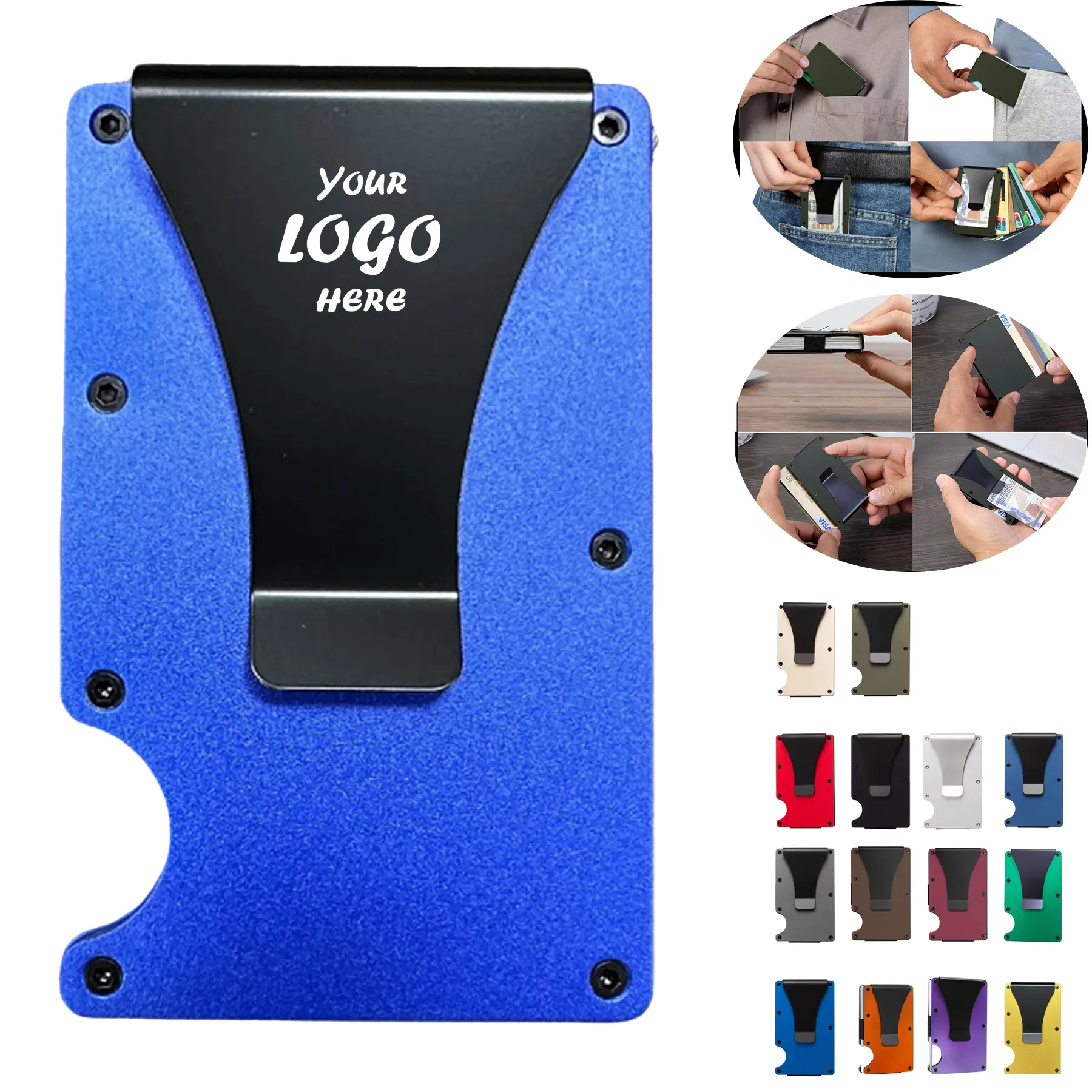 RFID Blocking Metal Card Holder Wallet