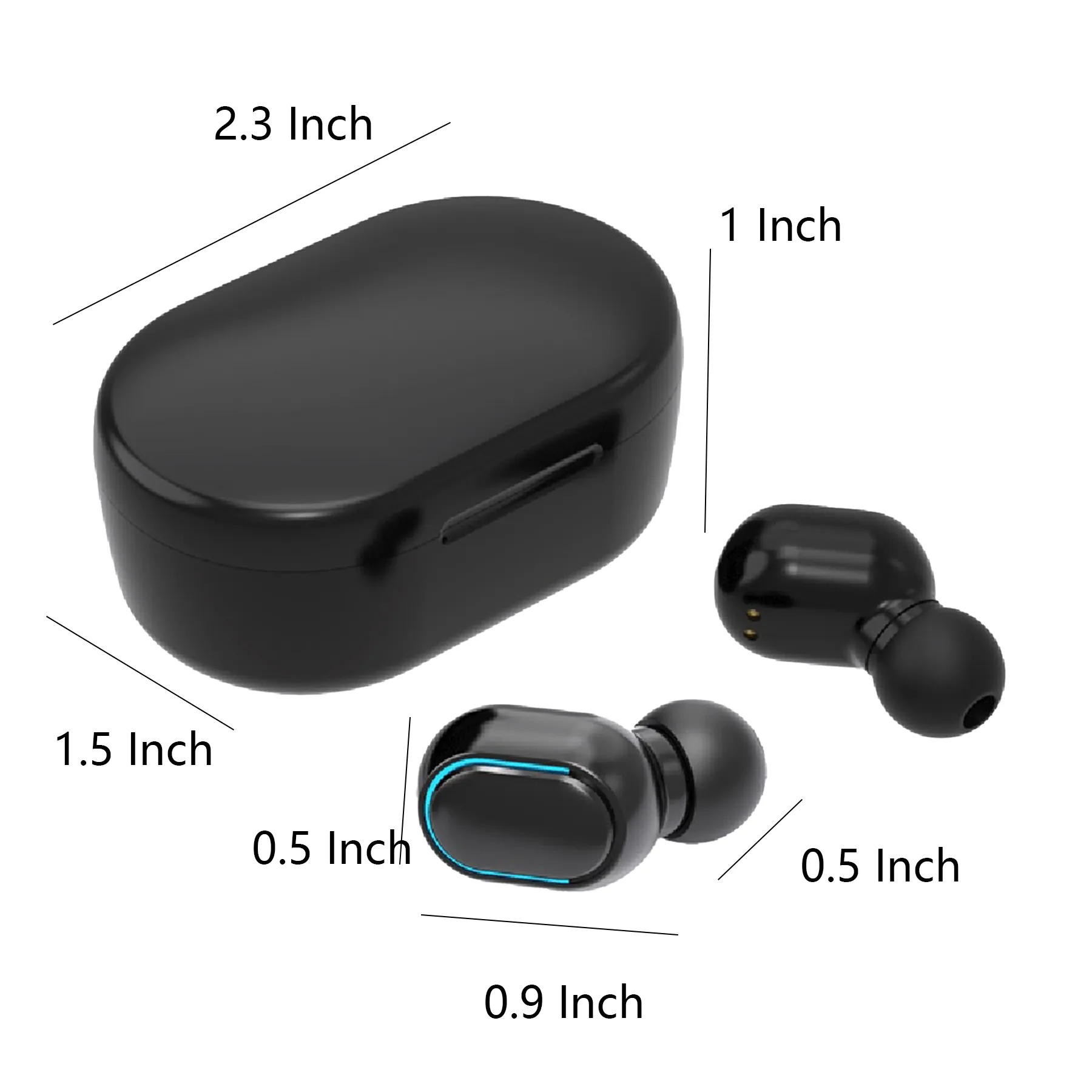 Wireless Bluetooth Earbuds With Compact Charging Case - Image 2