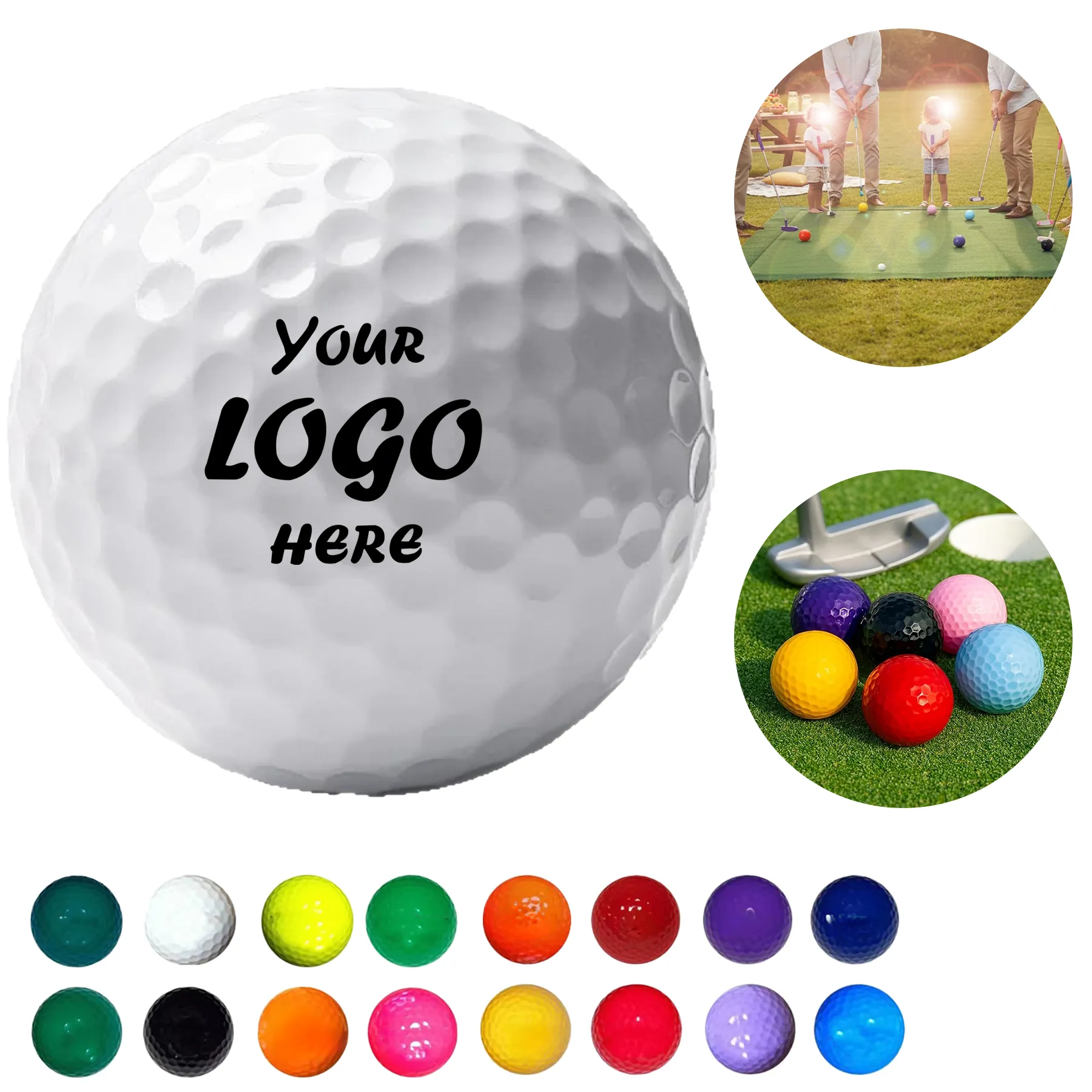 Colored Practice Golf Ball