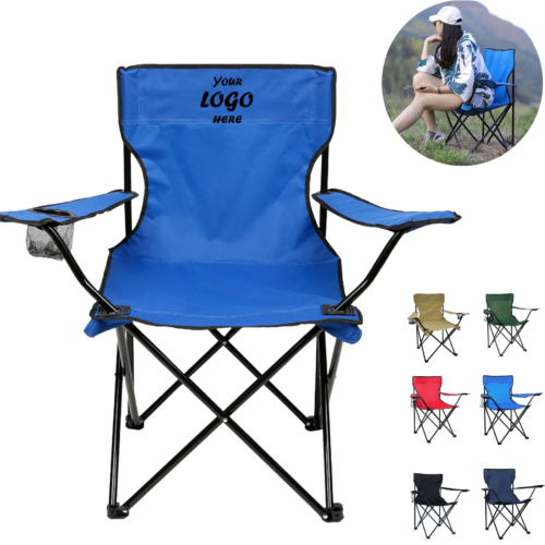Portable Folding Beach Chair With Cup Holder
