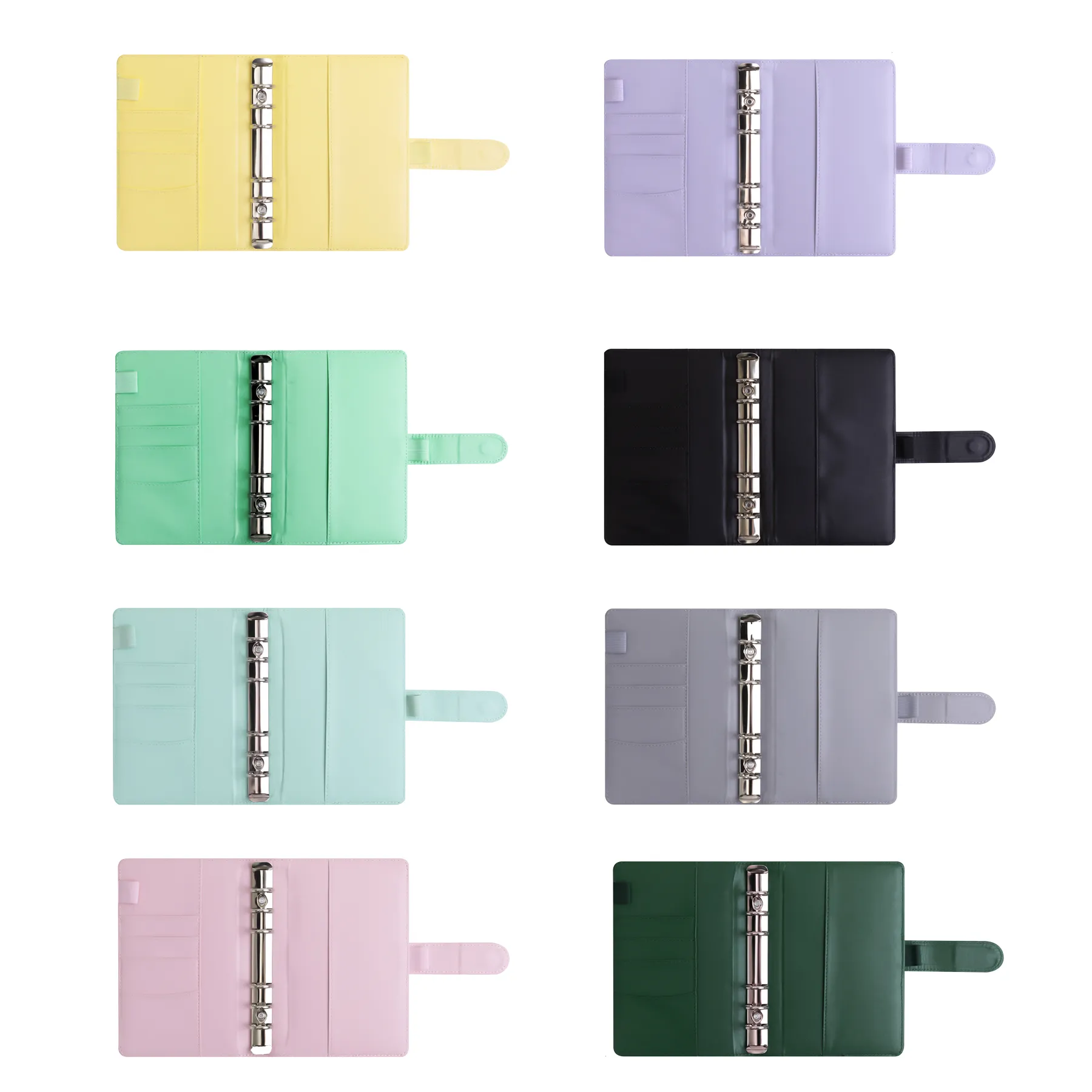 A6 Refillable Six Ring PU Binder Notebook - Image 3