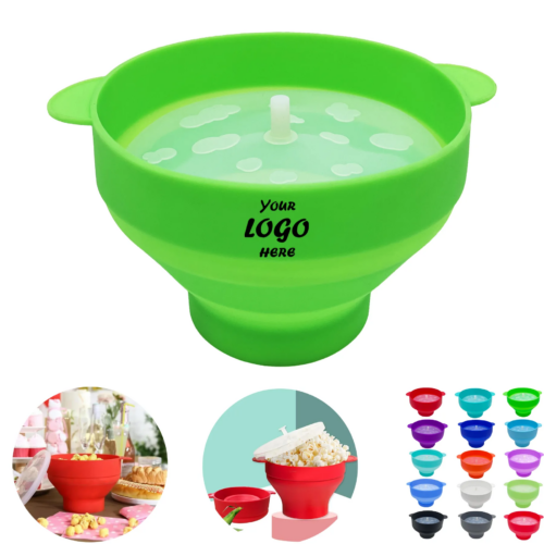 Collapsible Silicone Microwave Popcorn Popper Cup