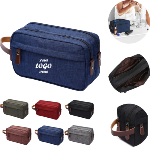 Water Resistant Travel Dopp Kit With Side Handle