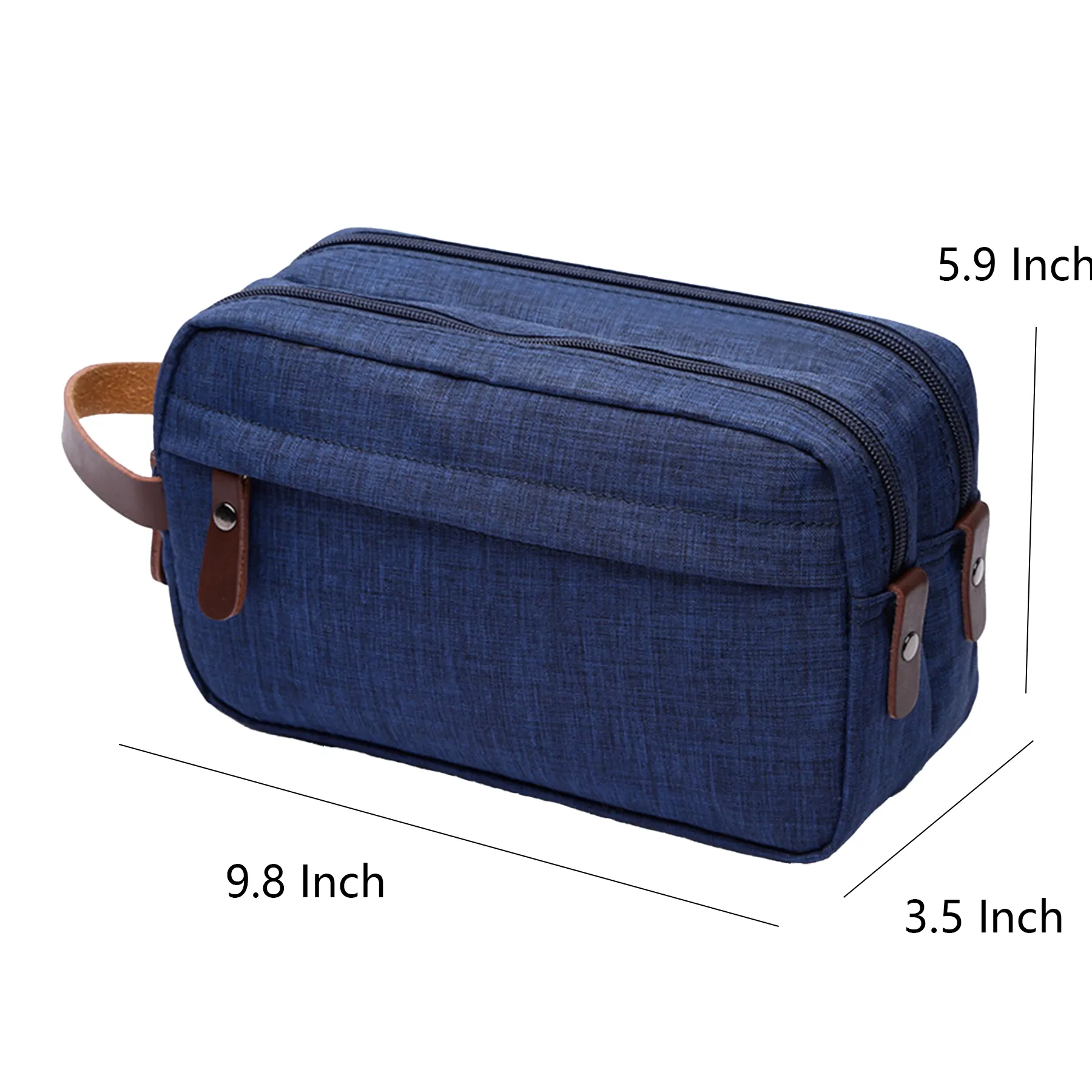Water Resistant Travel Dopp Kit With Side Handle - Image 2