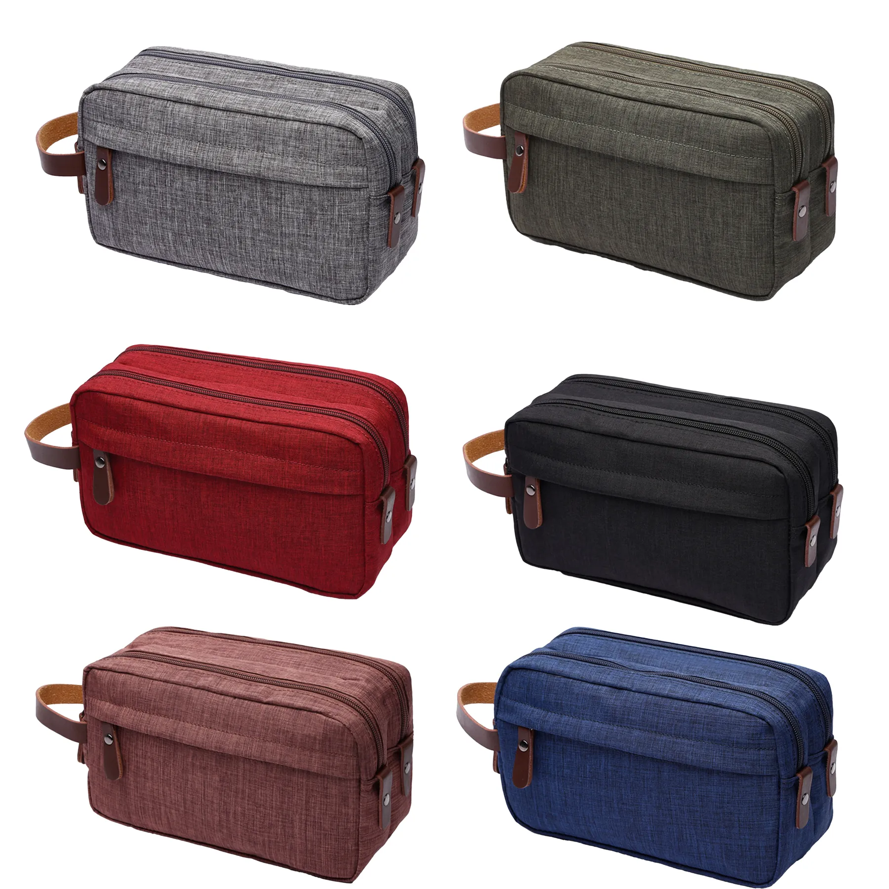 Water Resistant Travel Dopp Kit With Side Handle - Image 3