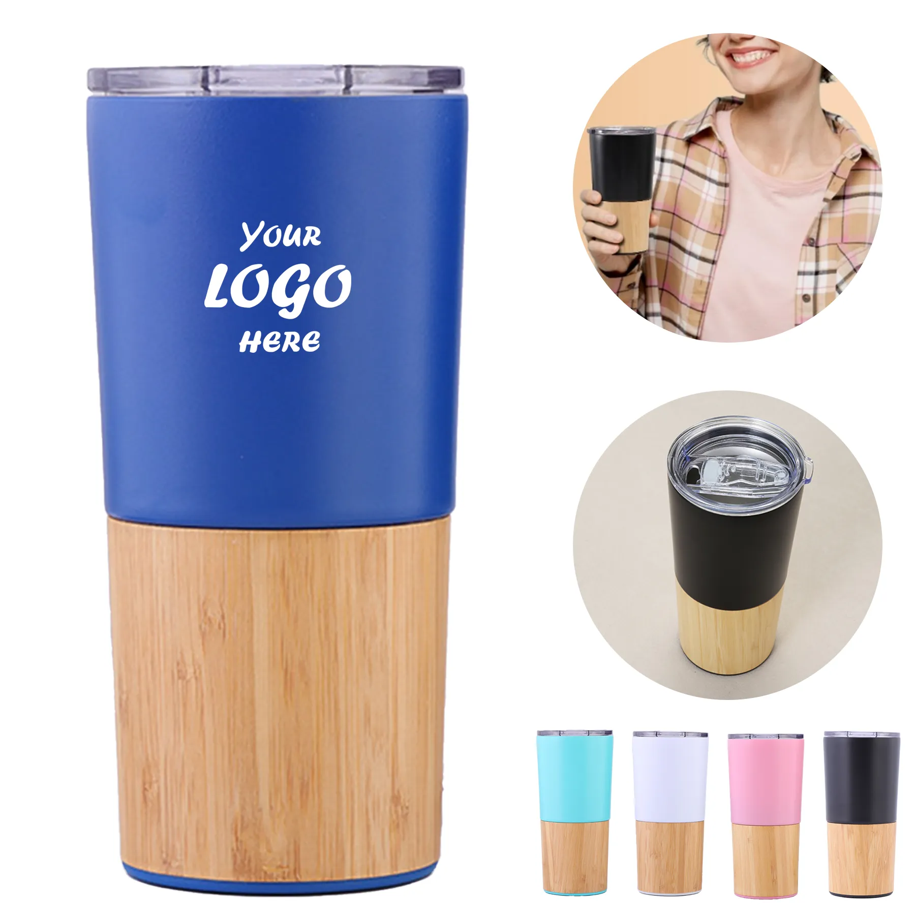 Bamboo Insulated Tea Tumbler With Steel Liner Cup Mug