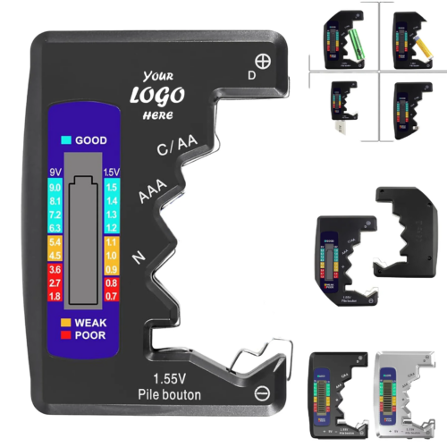 Compact Universal Battery Tester With Easy LCD Screen