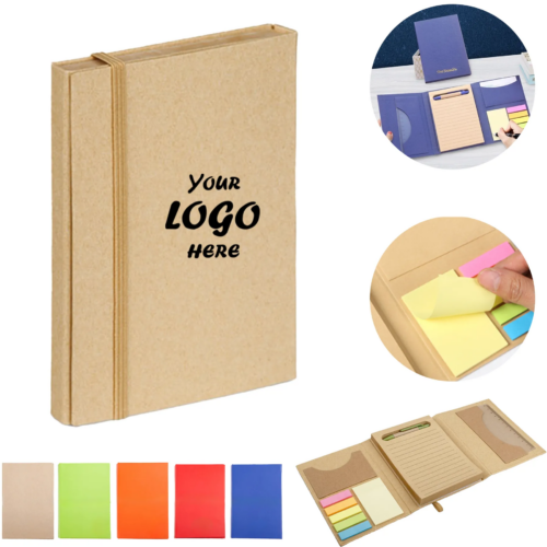 Sticky Note Book With Pen Set And Handy Built In Ruler
