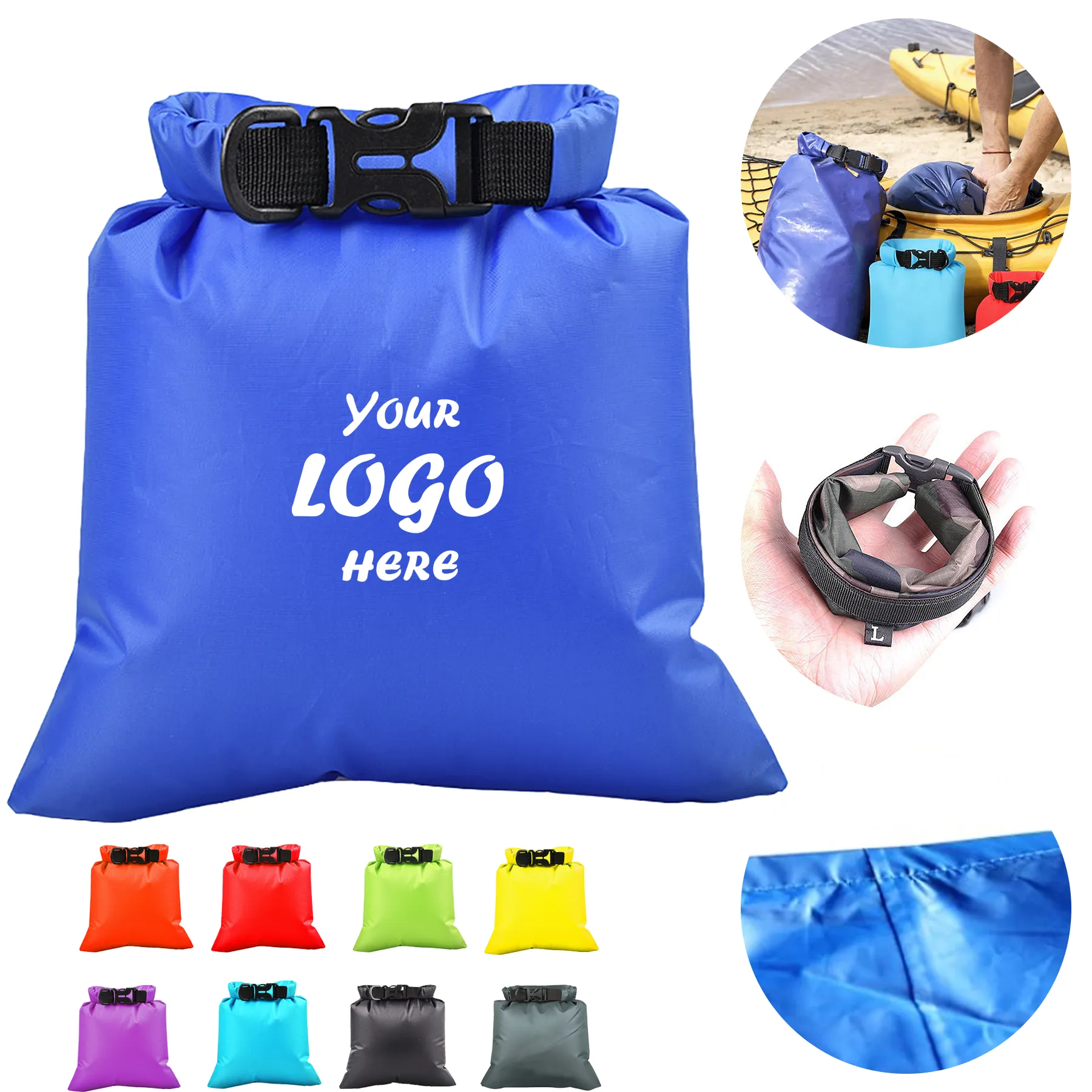 Waterproof Roll Top Dry Bag For Outdoor Travel Gear