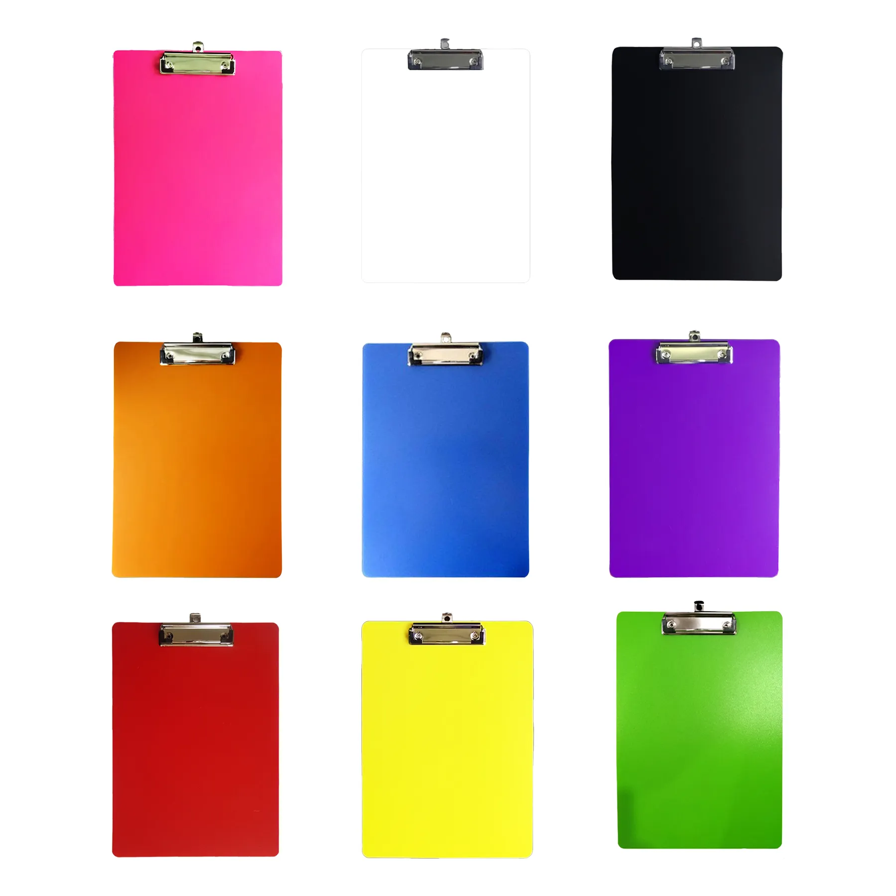 Compact Plastic Clipboard With Strong Low Profile Clip - Image 3