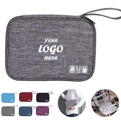 Travel Electronics Cable Organizer Pouch