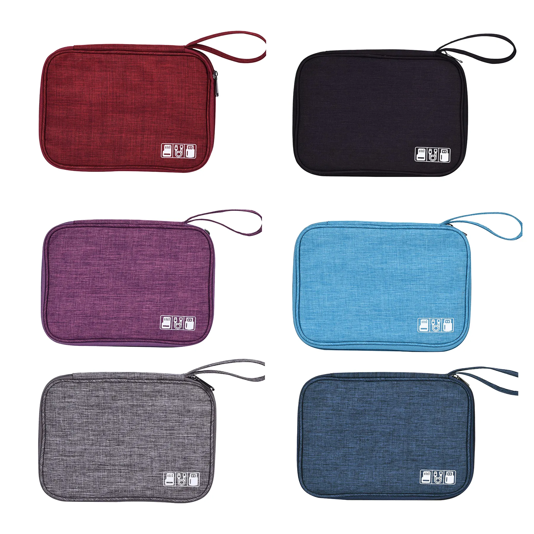 Travel Electronics Cable Organizer Pouch - Image 3