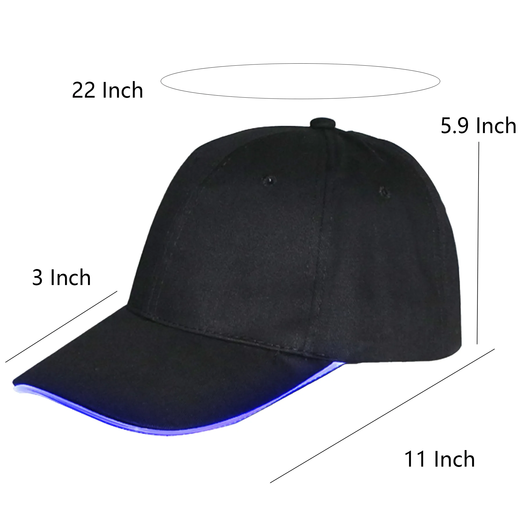 LED Light Up Party Baseball Cap - Image 2