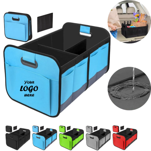 Six Pocket Car Trunk Organizer Bin