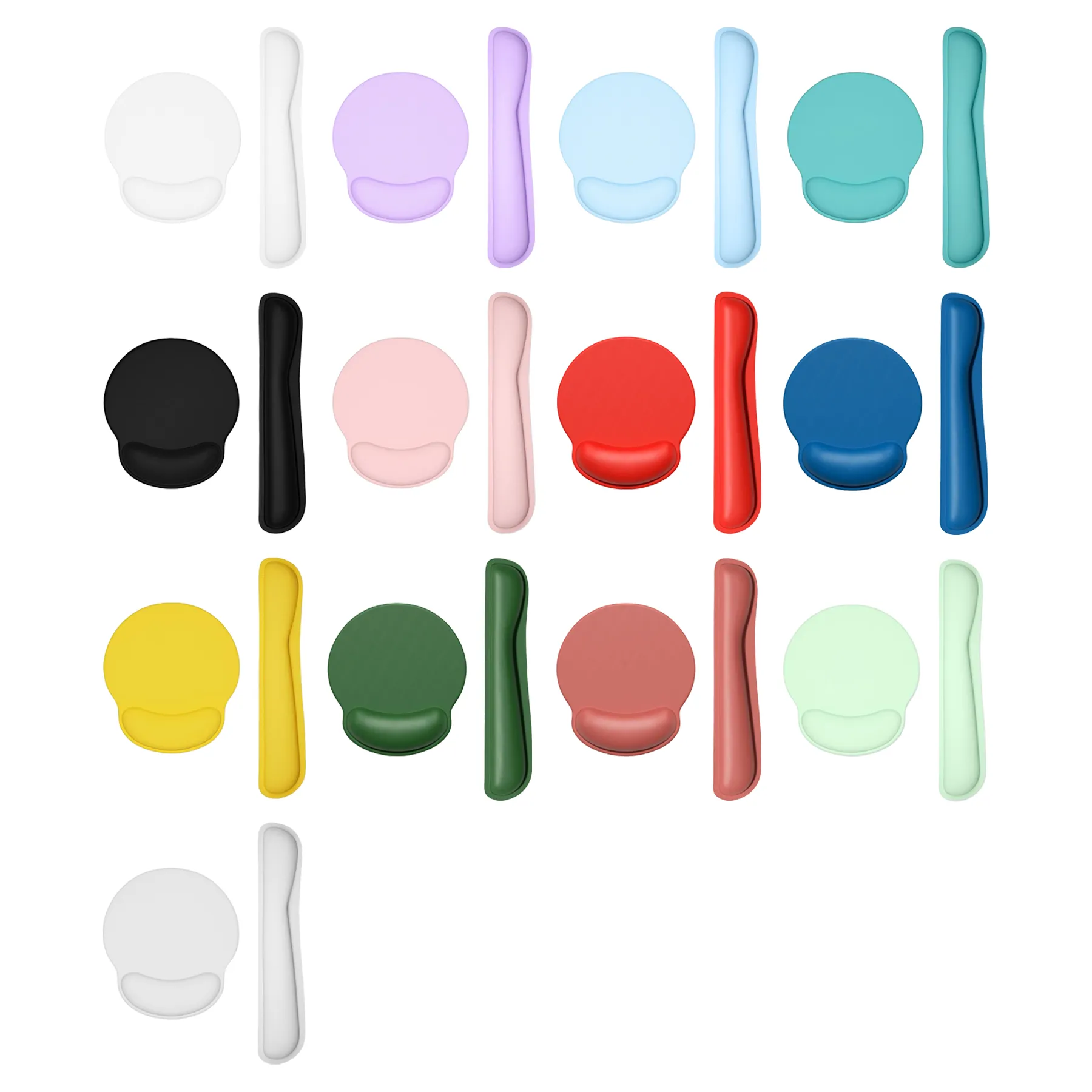 Memory Foam Keyboard And Mouse Wrist Rest Set - Image 3