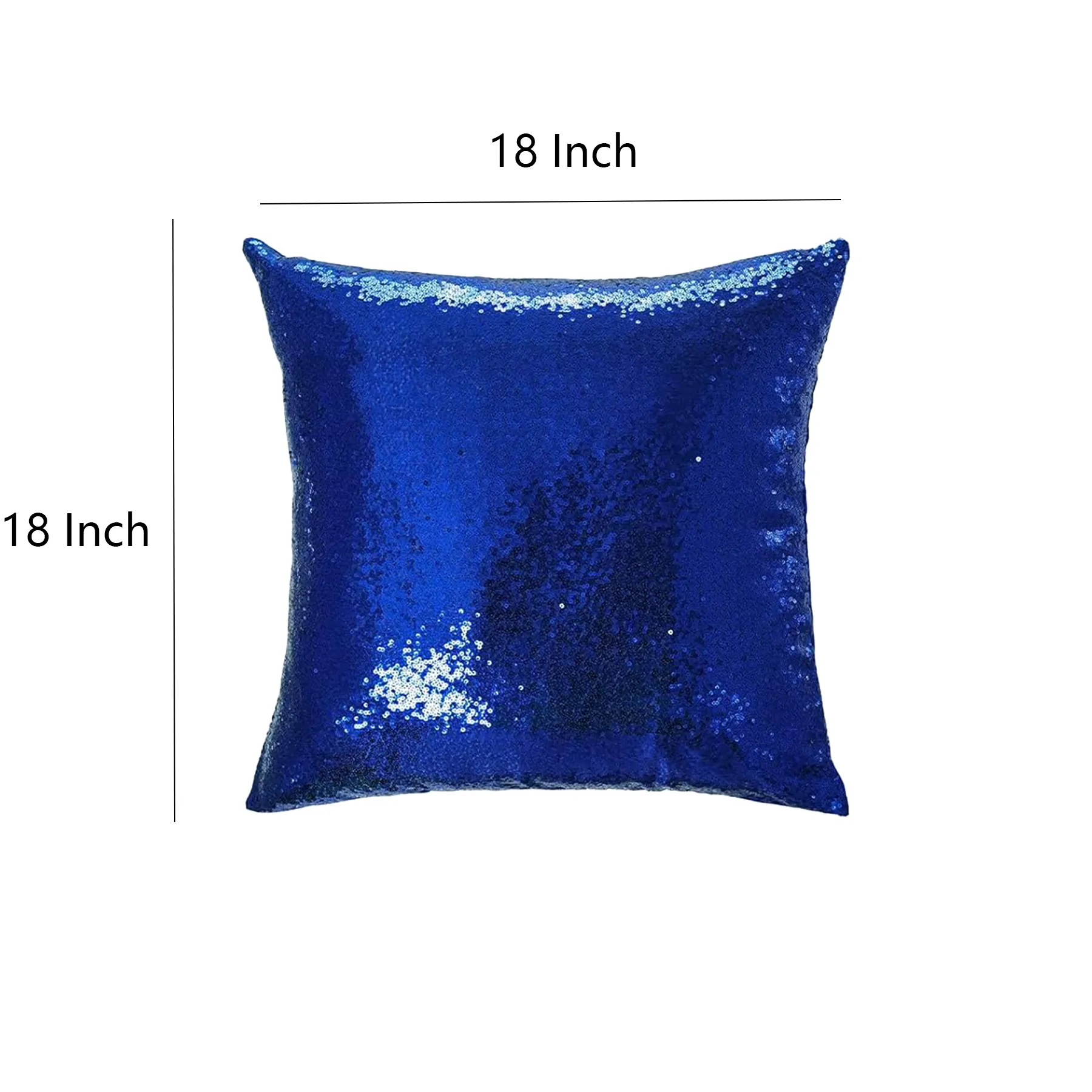 Reversible Sequin Throw Pillow Cover - Image 2