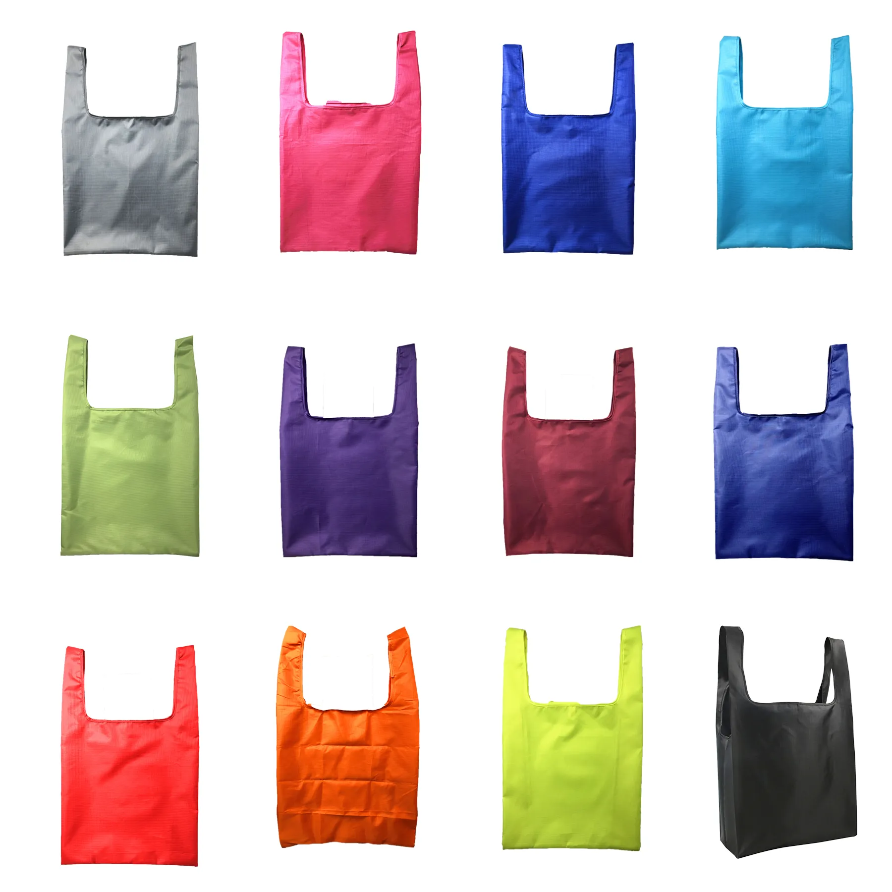 Foldable Reusable Grocery Tote With Pouch - Image 3