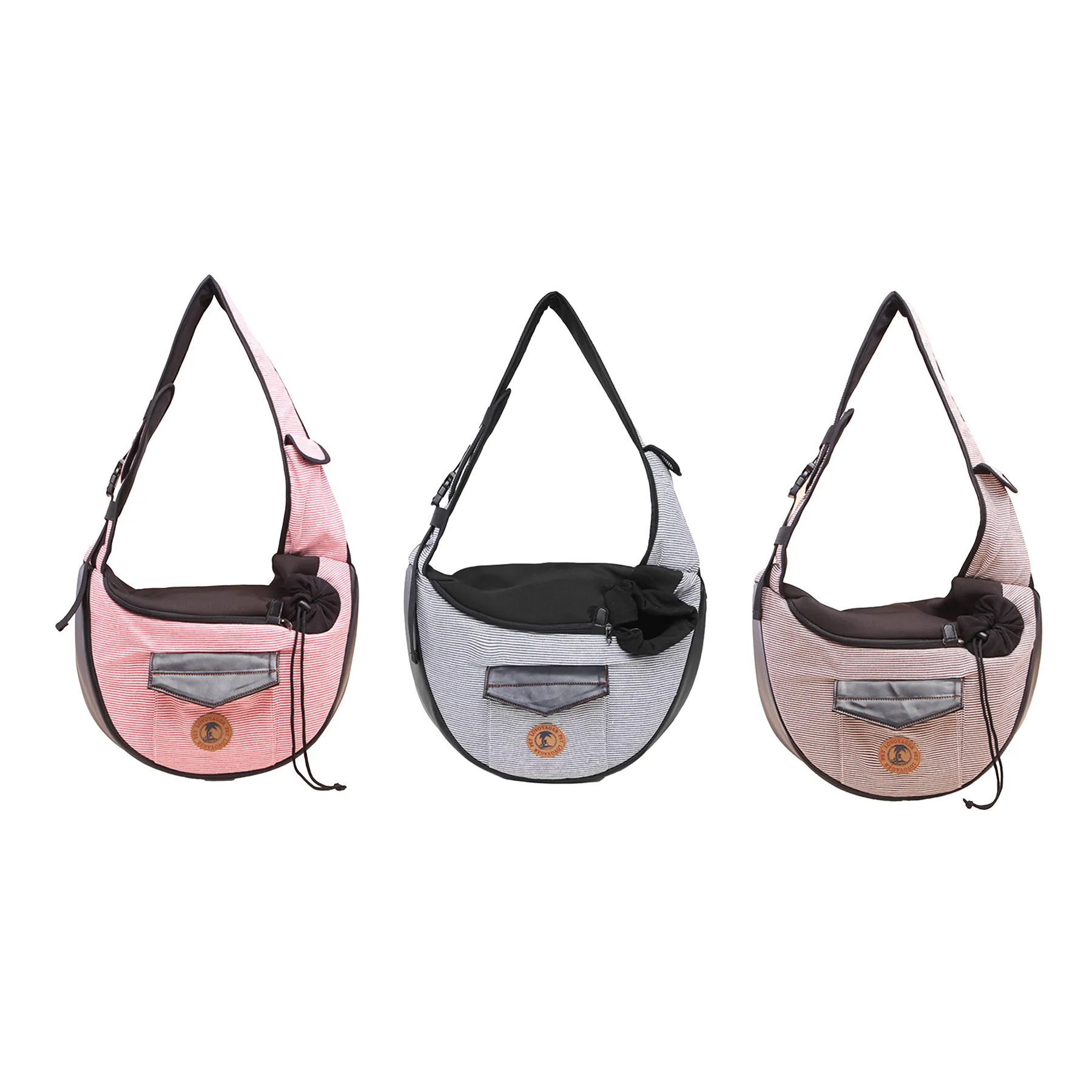 Cotton Pet Carrier Crossbody Shoulder Bag - Image 3