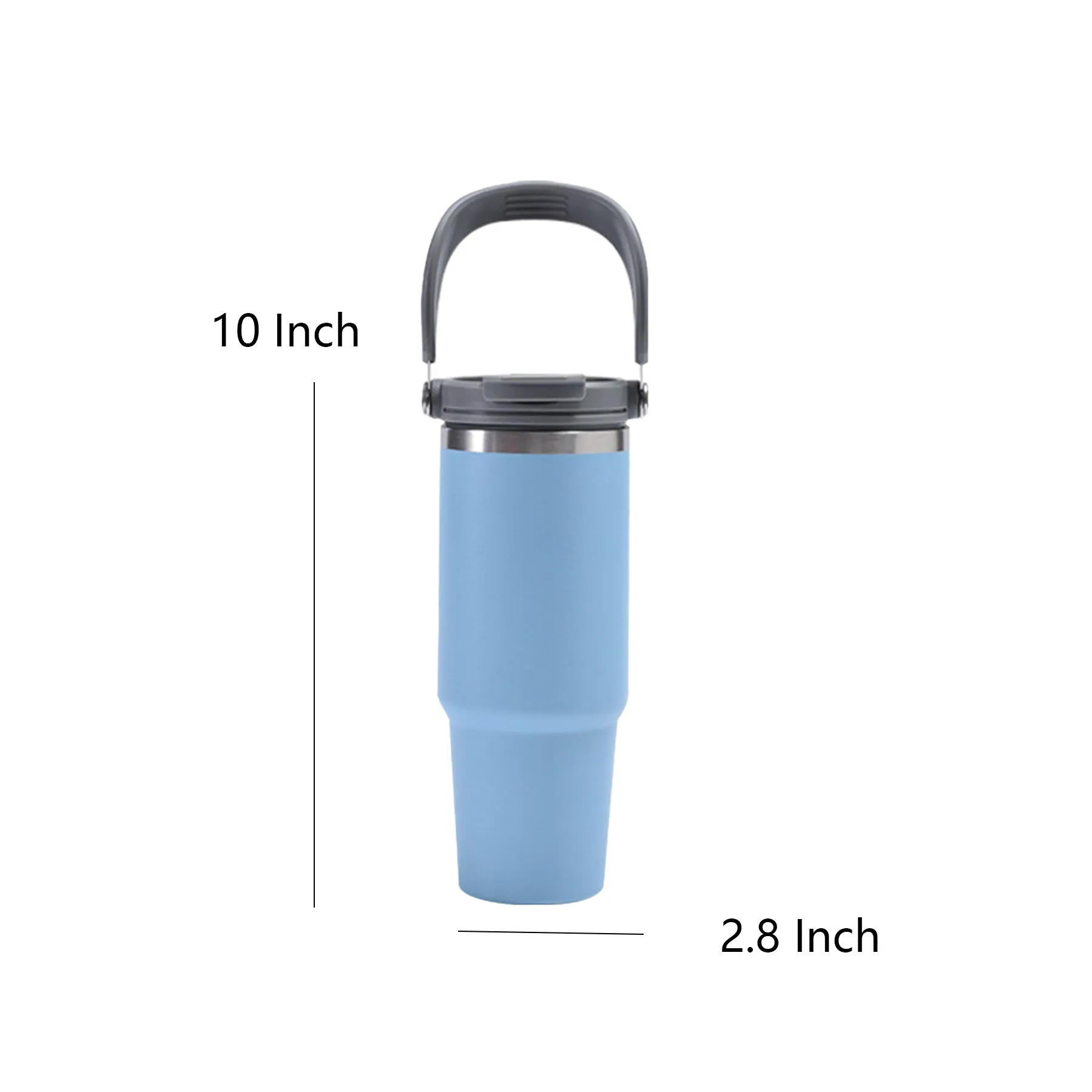 30 Oz Stainless Steel Insulated Handle Tumbler - Image 2