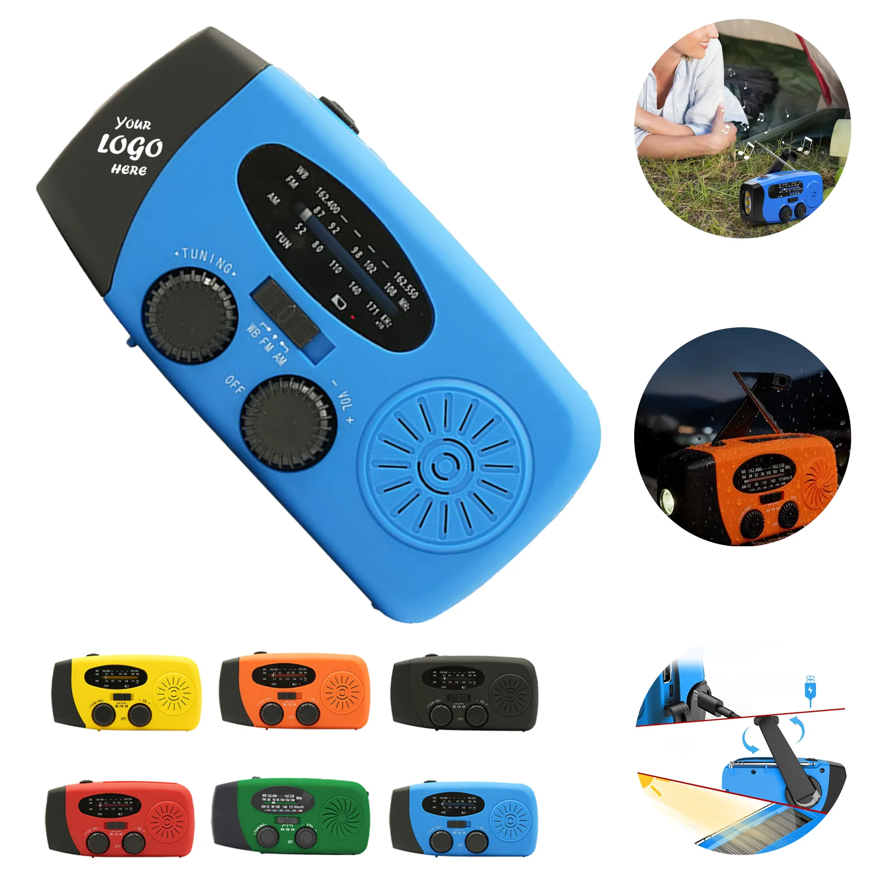 Emergency Hand Crank Weather Radio