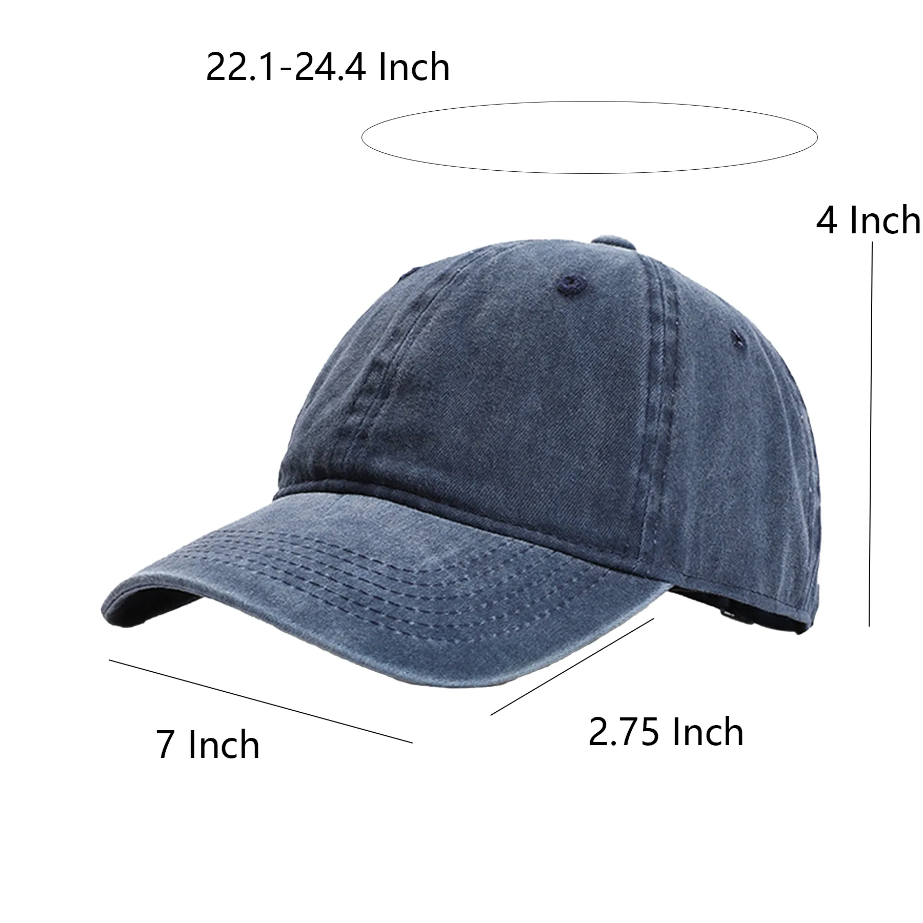 Washed Cotton Vintage Baseball Cap - Image 2