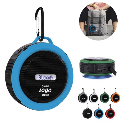 Mini Waterproof Bluetooth Speaker With Suction Cup