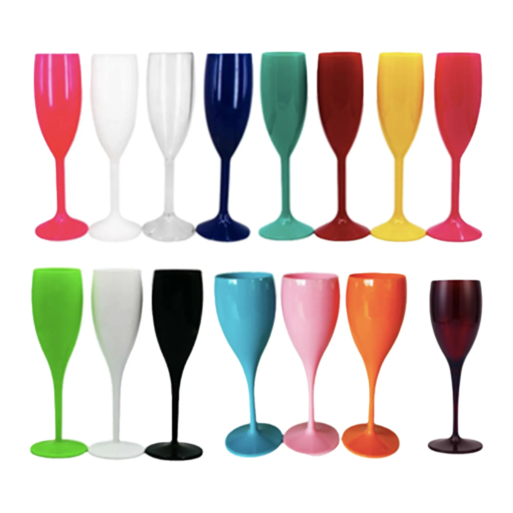 5 Oz Reusable Plastic Goblet Cup - Image 3