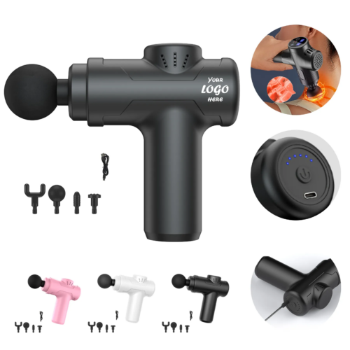 Cordless Deep Tissue Massage Gun With 6 Attachments
