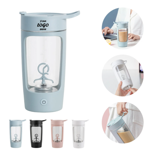 Electric Protein Shaker Bottle With Mixing Motor