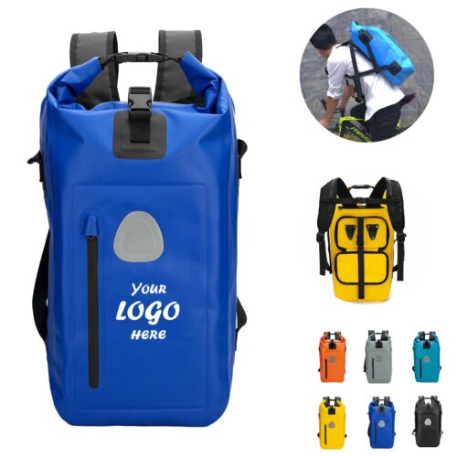 Waterproof Roll Top Backpack Dry Bag For Adventures