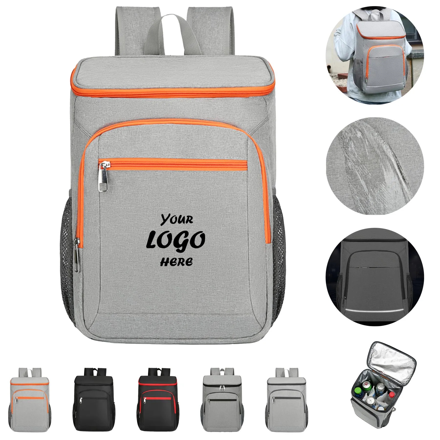 Insulated Leakproof Cooler Backpack For Outdoor Trips