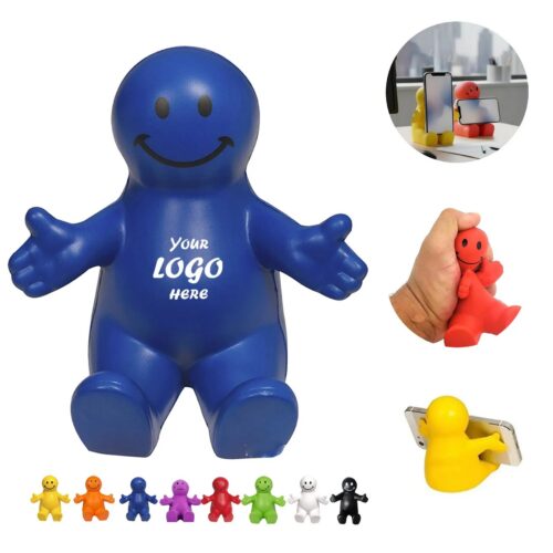 Squeezable Stress Relief Phone Holder For Desk Use