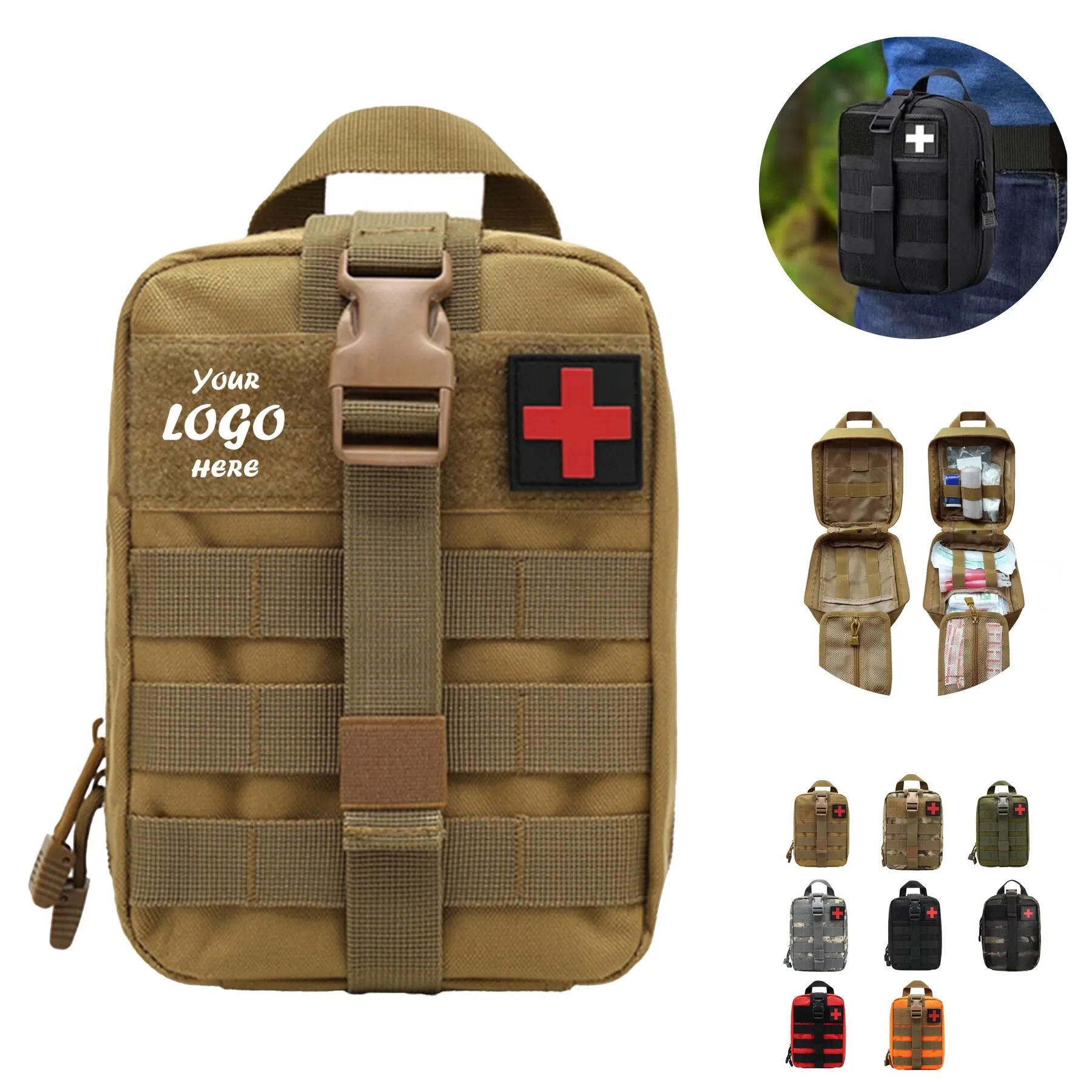 Oxford Outdoor First Aid Pouch For Hiking And Camping