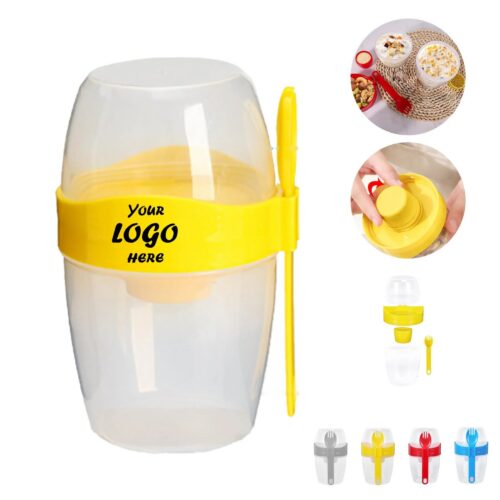 Portable Salad Meal Prep Cup With Dressing Storage
