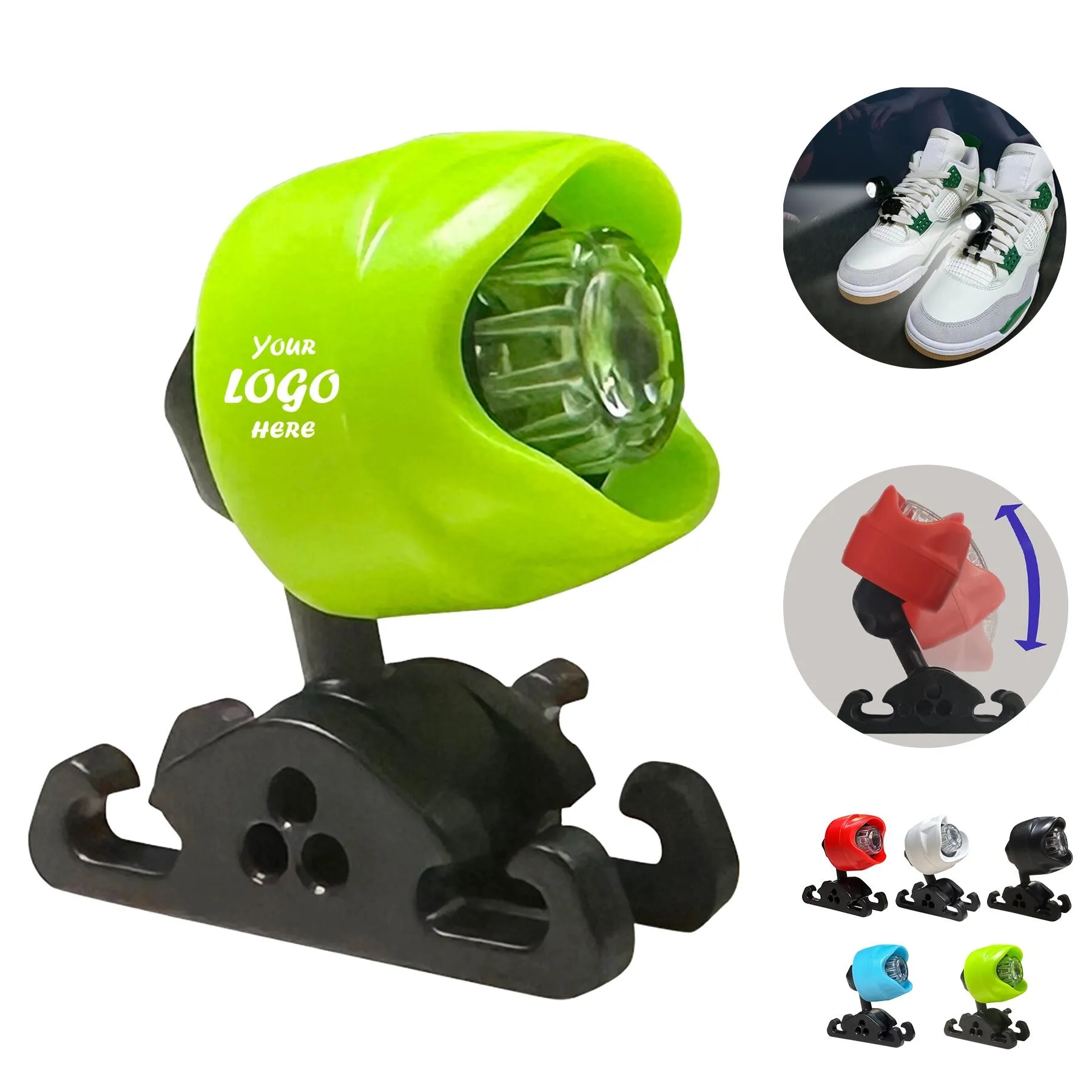 Clip On LED Shoe Lights For Night Running And Walking