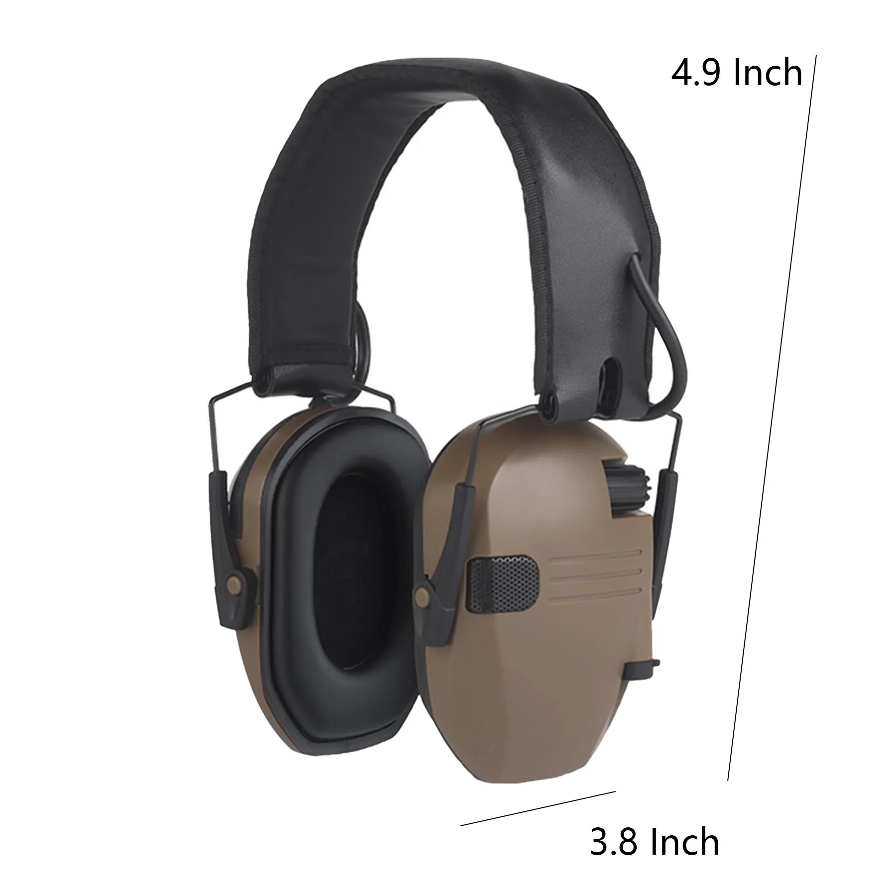 Electronic Hearing Protection Earmuffs For Range Use - Image 2