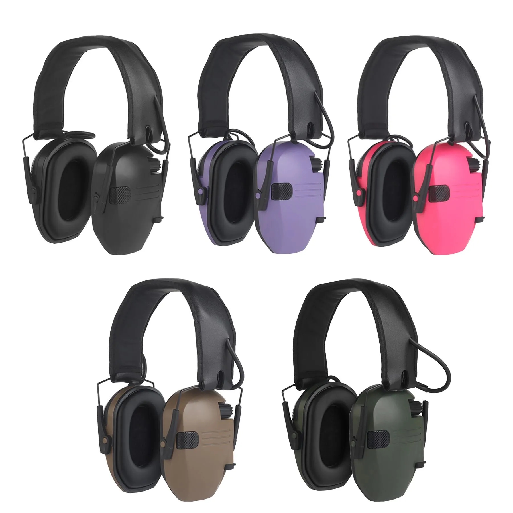 Electronic Hearing Protection Earmuffs For Range Use - Image 3