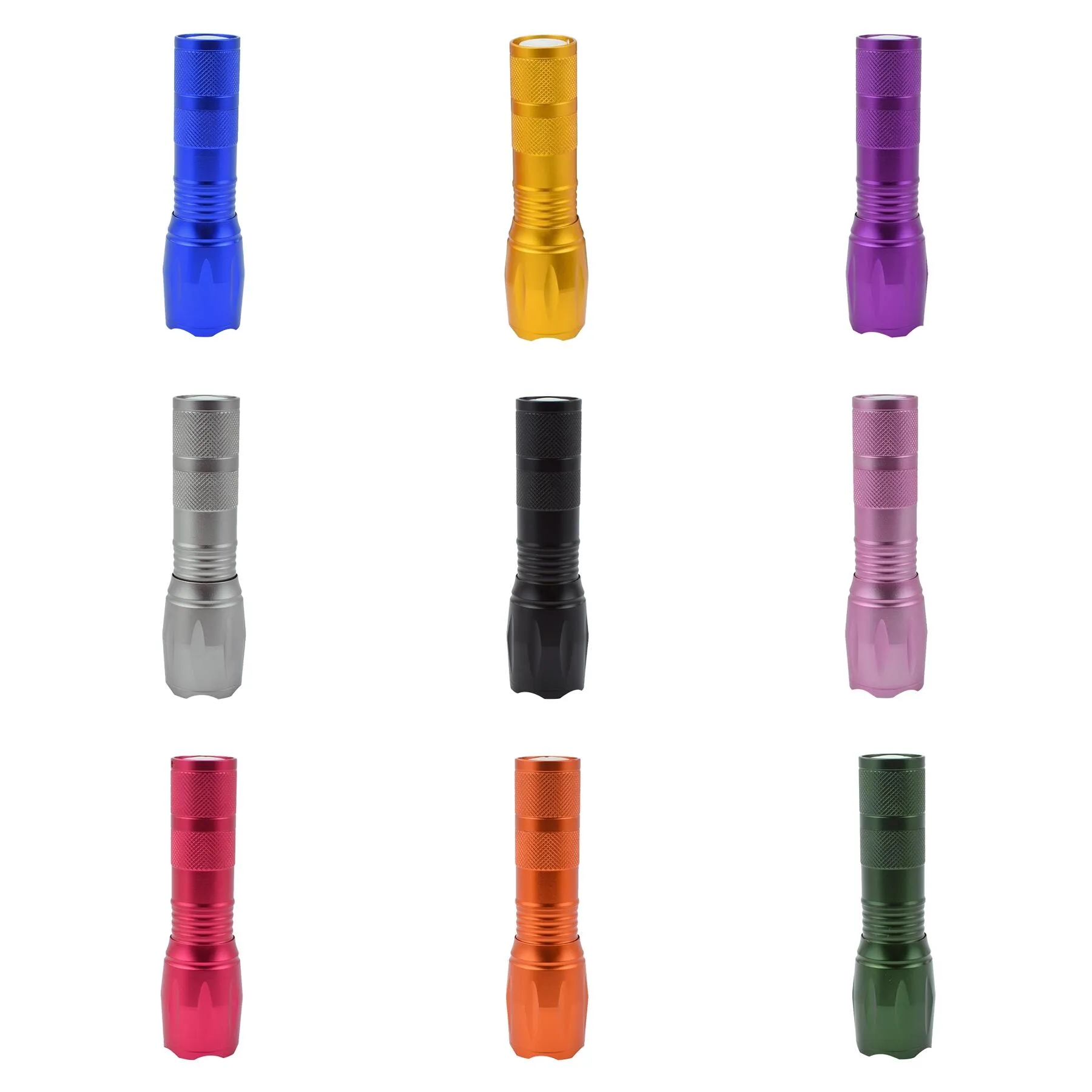 Compact Aluminum LED Flashlight With Adjustable Focus - Image 3