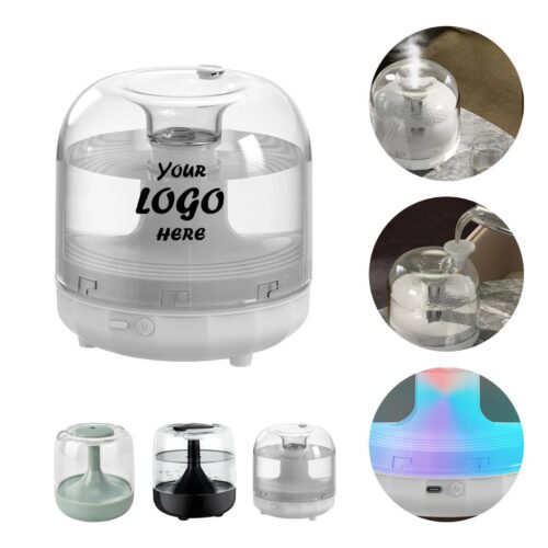 Smart Mini Humidifier With Humidity Detection Light